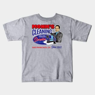Monk's Cleaning Service Lts Kids T-Shirt